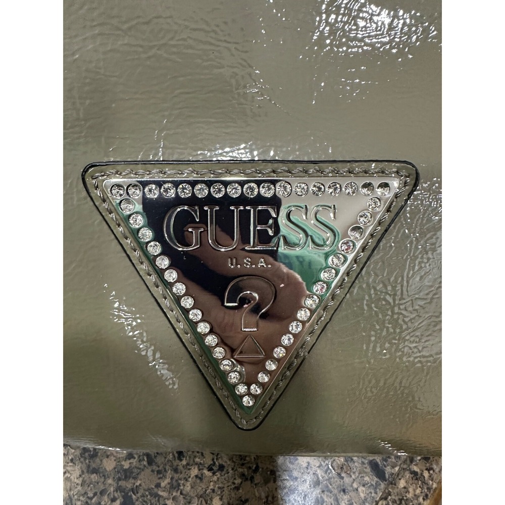 guess olive clutch purse new - Picture 2 of 6